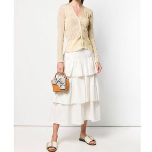 Theory Tier Ruffle Skirt